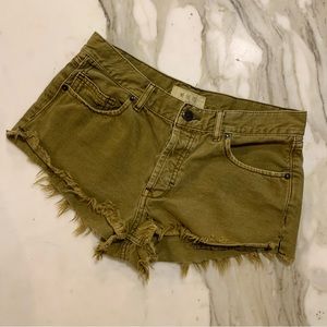 We The Free Denim Short-Shorts - size 28